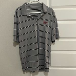 Men’s Stripe Troy University Polo